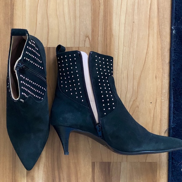 ZARA SUEDE ANKLE KITTEN HEEL BOOTS :D - Picture 12 of 16